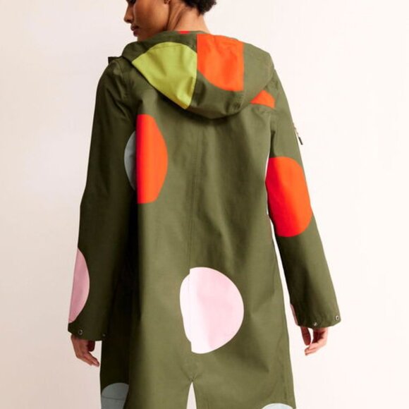 NWT BODEN WELLS Spot Waterproof Coat Size 14R - Picture 3 of 8